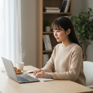 未経験の学生さんも大丈夫！うちが教える在宅バイトの始め方☕🥐