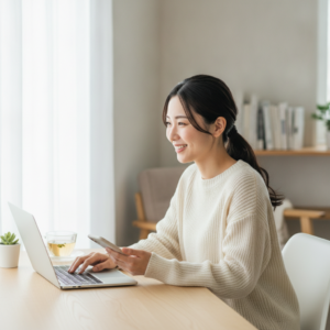 【25歳TikTokerひかるのホンネ】短期在宅バイトって主婦さんにどう？向いてる人の特徴、全部話すね🌷✨